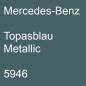 Preview: Mercedes-Benz, Topasblau Metallic, 5946.